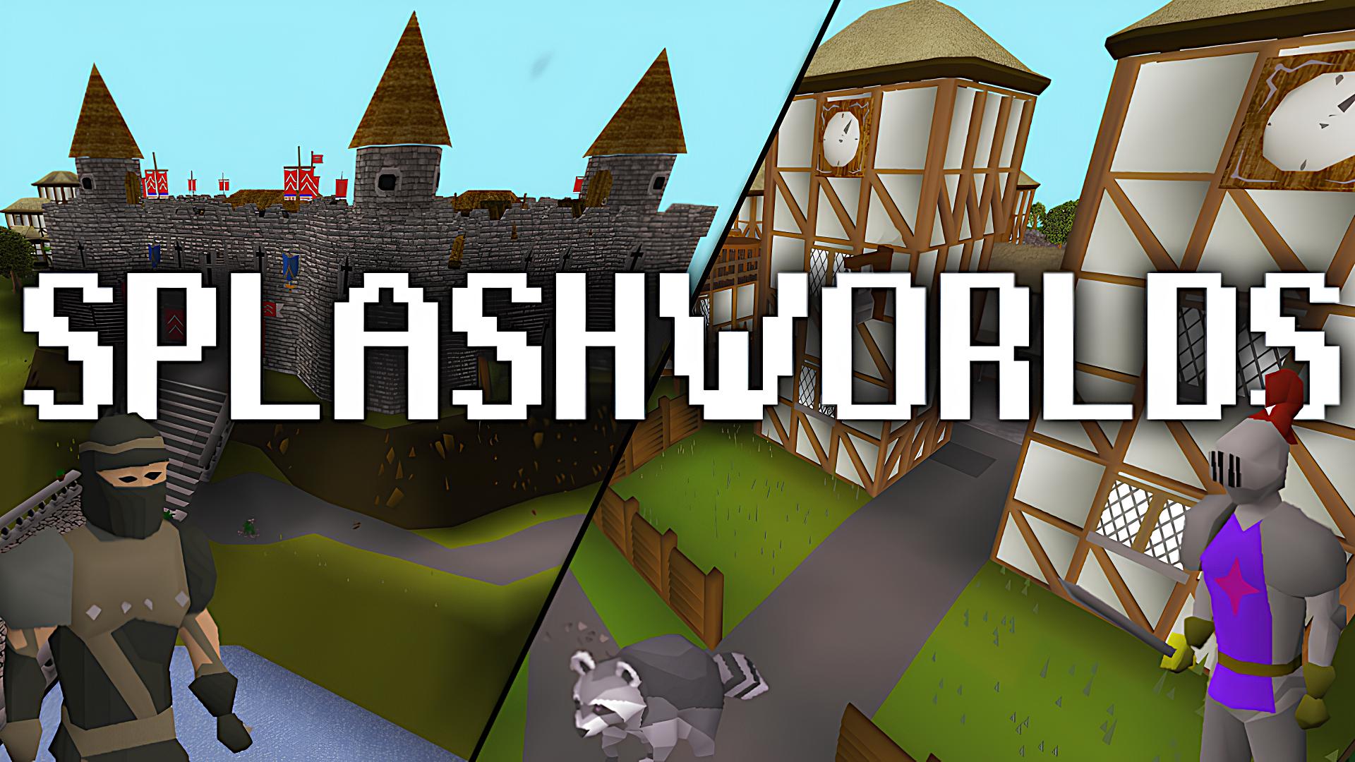 Discovery splash banner for Splashworlds Discord server