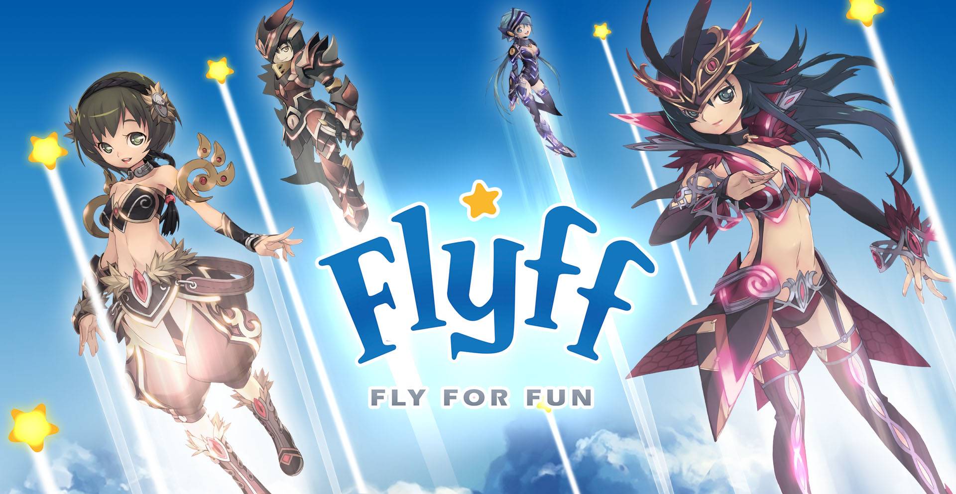 Discovery splash banner for FlyFF Brasil Discord server