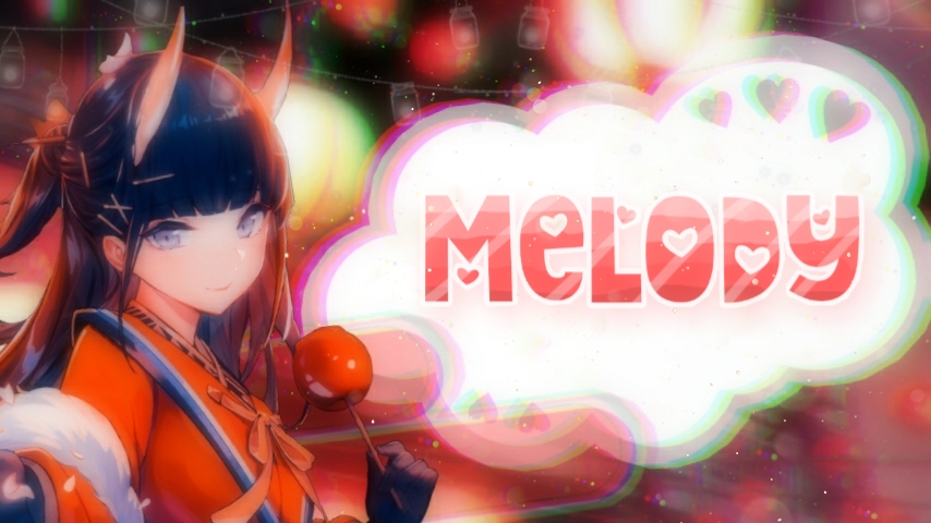 Discovery splash banner for ✧⛩❜・Melody #6YEAR ANNIVERSARY | Anime ・Art・Emojis ・Chat ・Gws Discord server