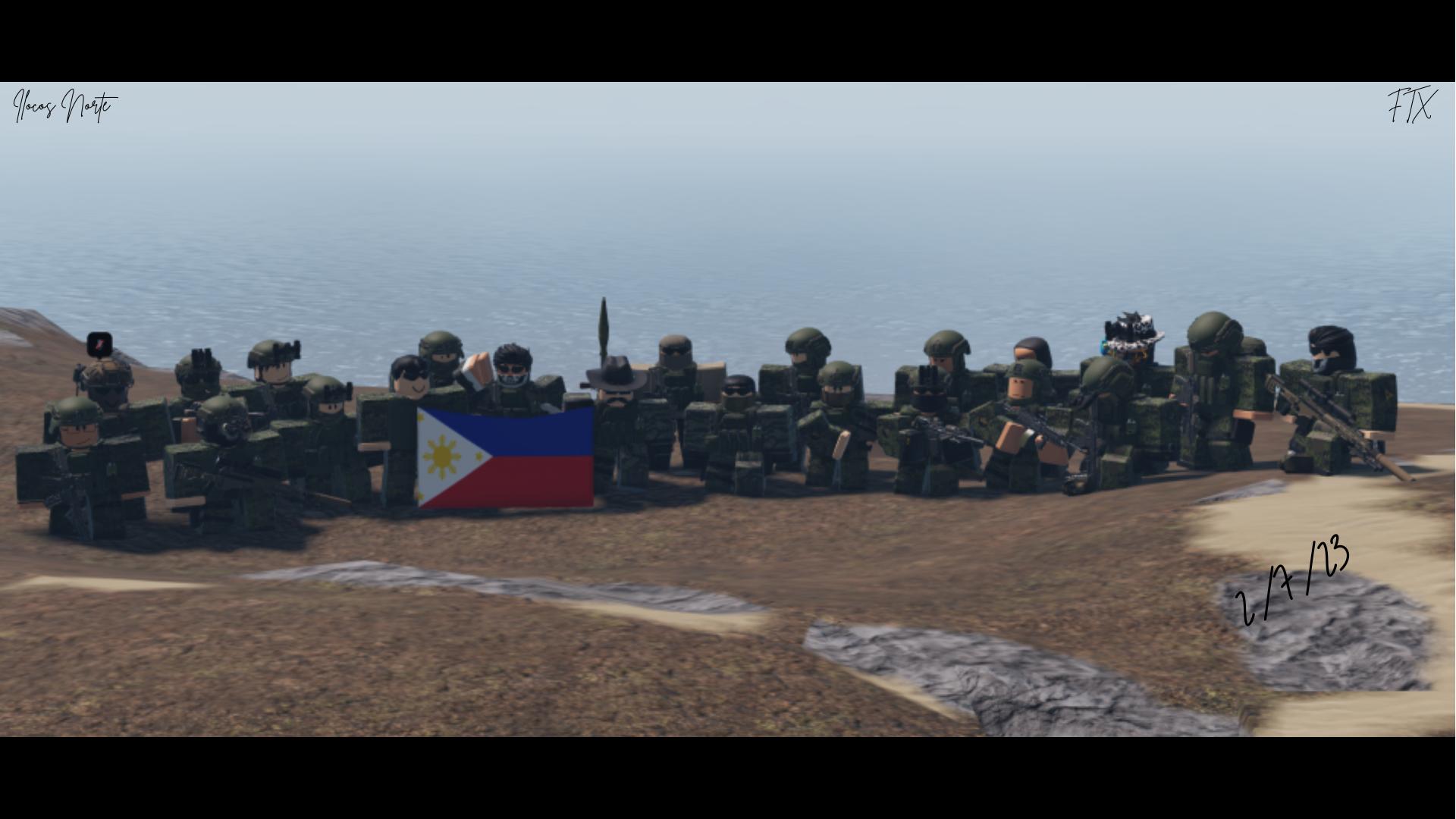 Discovery splash banner for The Filipino Army ROBLOX Discord server