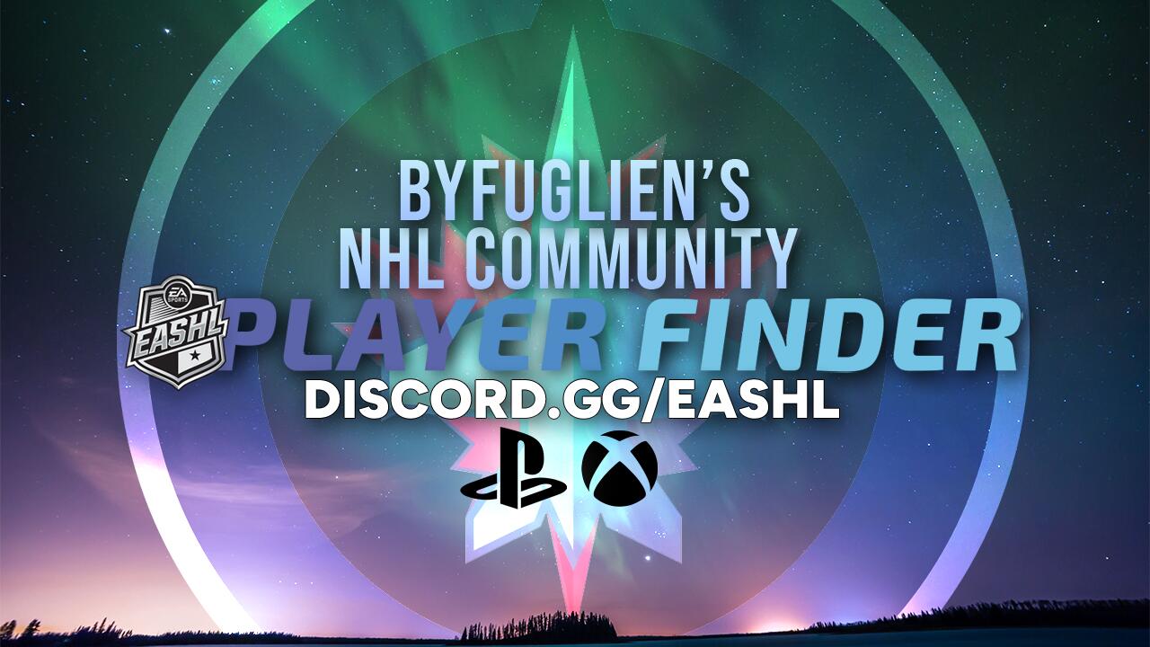 Discovery splash banner for Byfuglien’s NHL27 Community Discord server