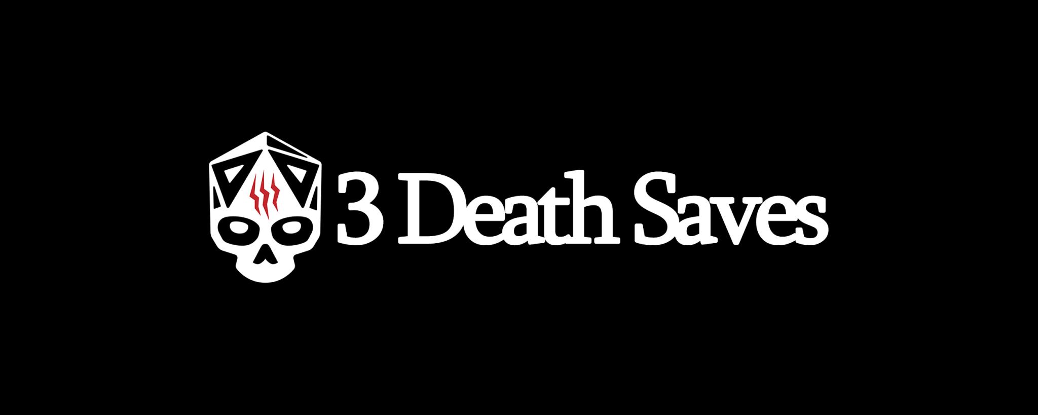 Discovery splash banner for 3 Death Saves Discord server