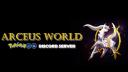 Discovery splash banner for 〰 ARCEUS WORLD 〰 • Pokémon GO Spoofing Server Discord server
