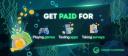 Discovery splash banner for Shark Earnings: Earn Money & Rewards Discord server
