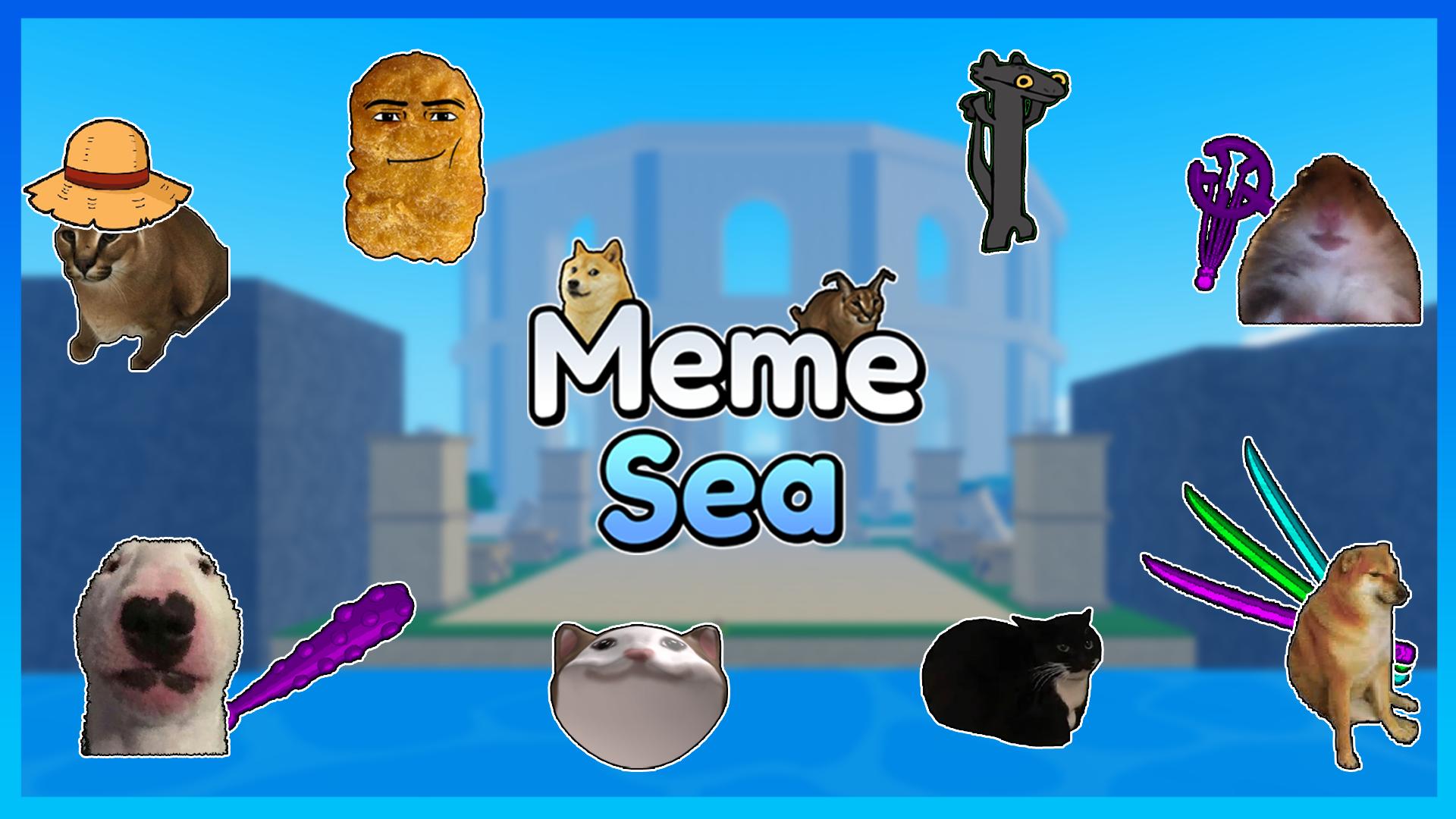 Discovery splash banner for Meme Sea Discord server