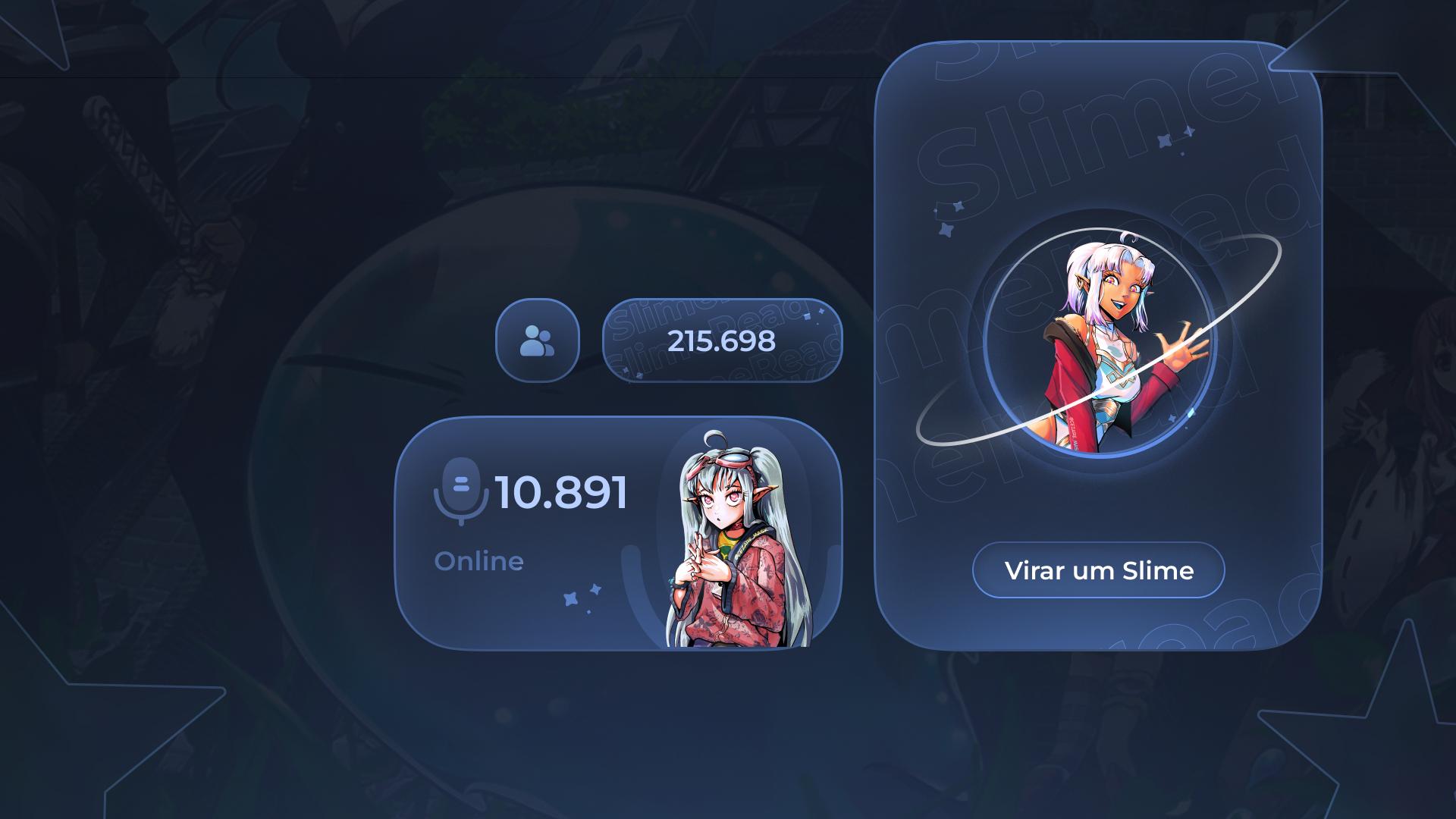 Discovery splash banner for SLIMEREAD ✨ Discord server