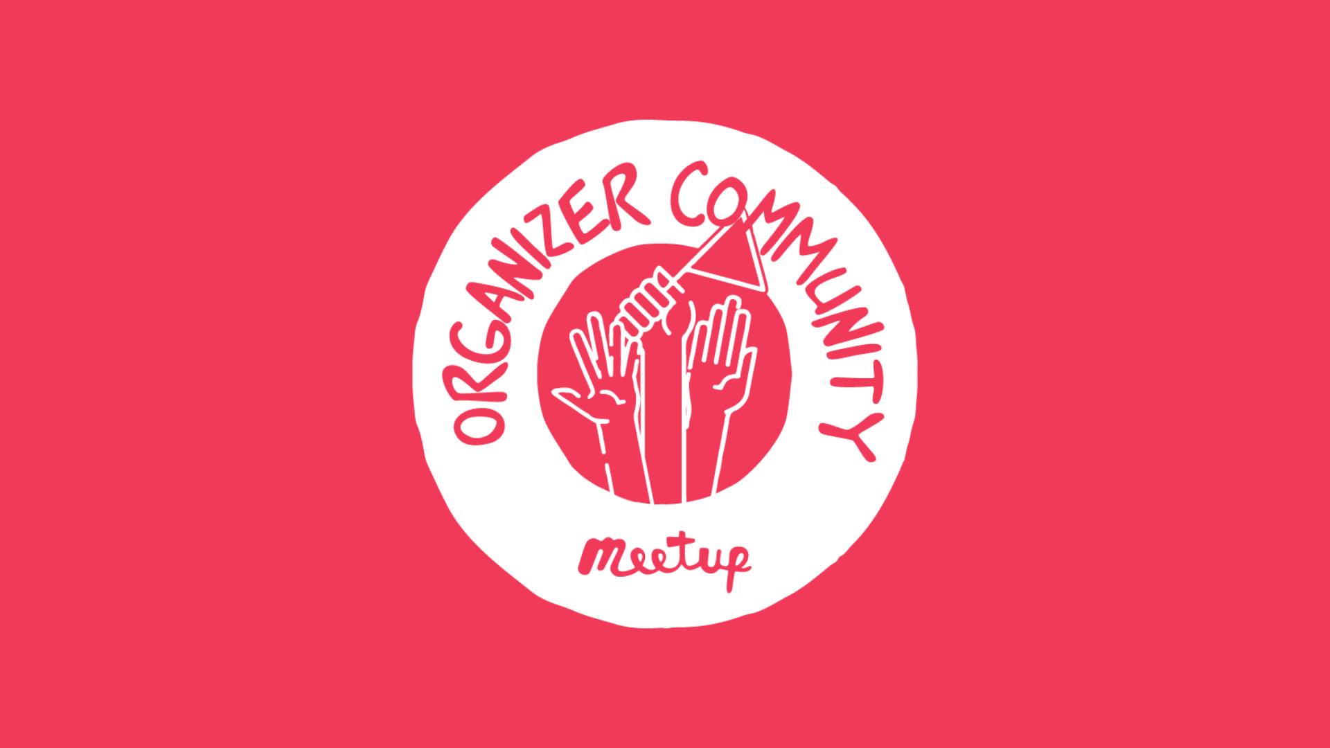 Discovery splash banner for Meetup Organizer Community Discord server